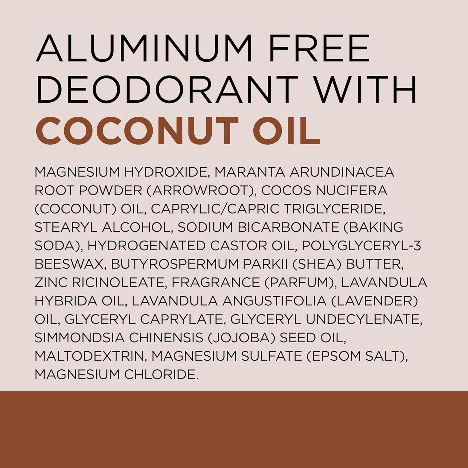 image:imageDr Teals Aluminum Free Deodorant Lavender Vanilla with Essential Oils 265 oz Pack of 3Coconut Oil