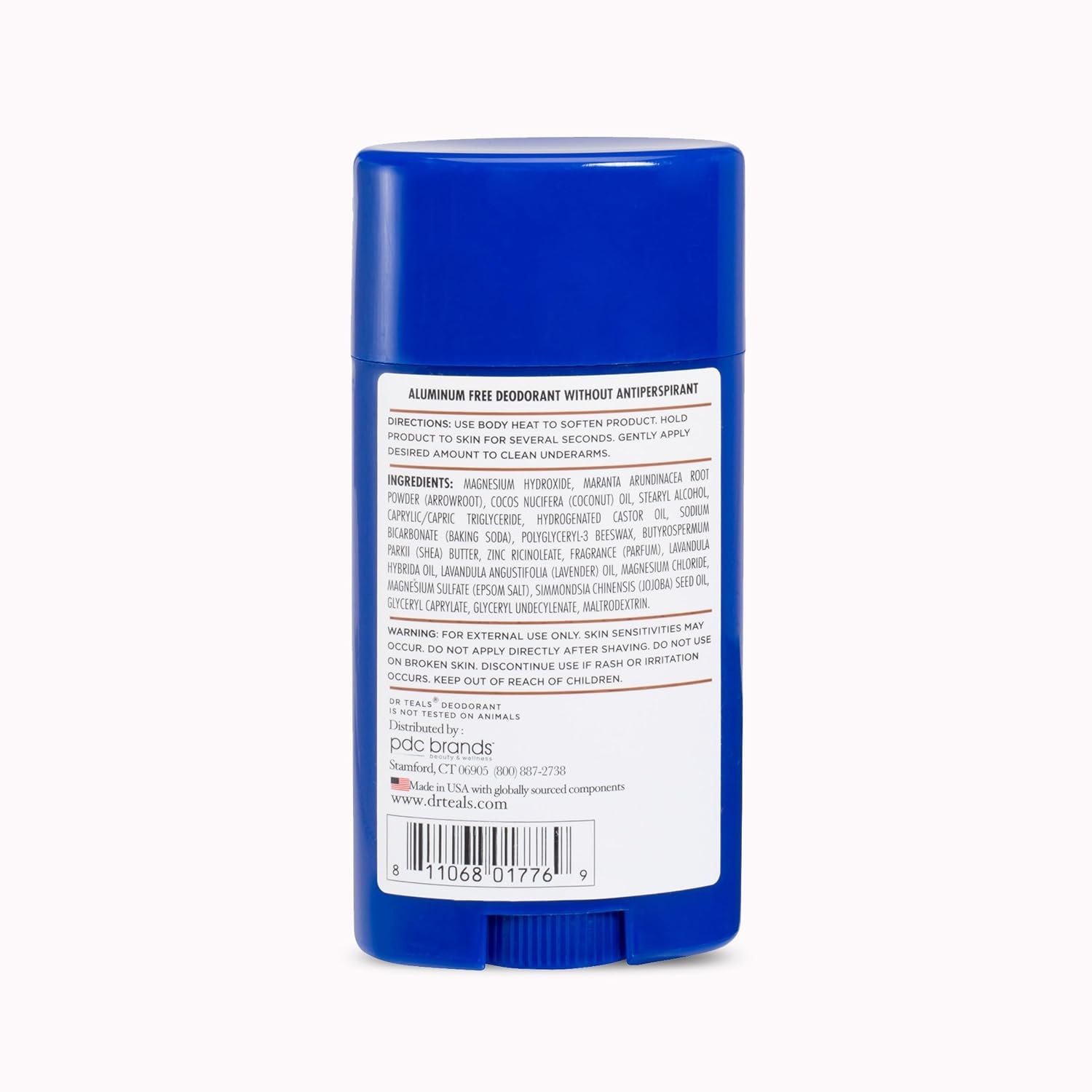 image:imageDr Teals Aluminum Free Deodorant Lavender Vanilla with Essential Oils 265 oz Pack of 3Coconut Oil