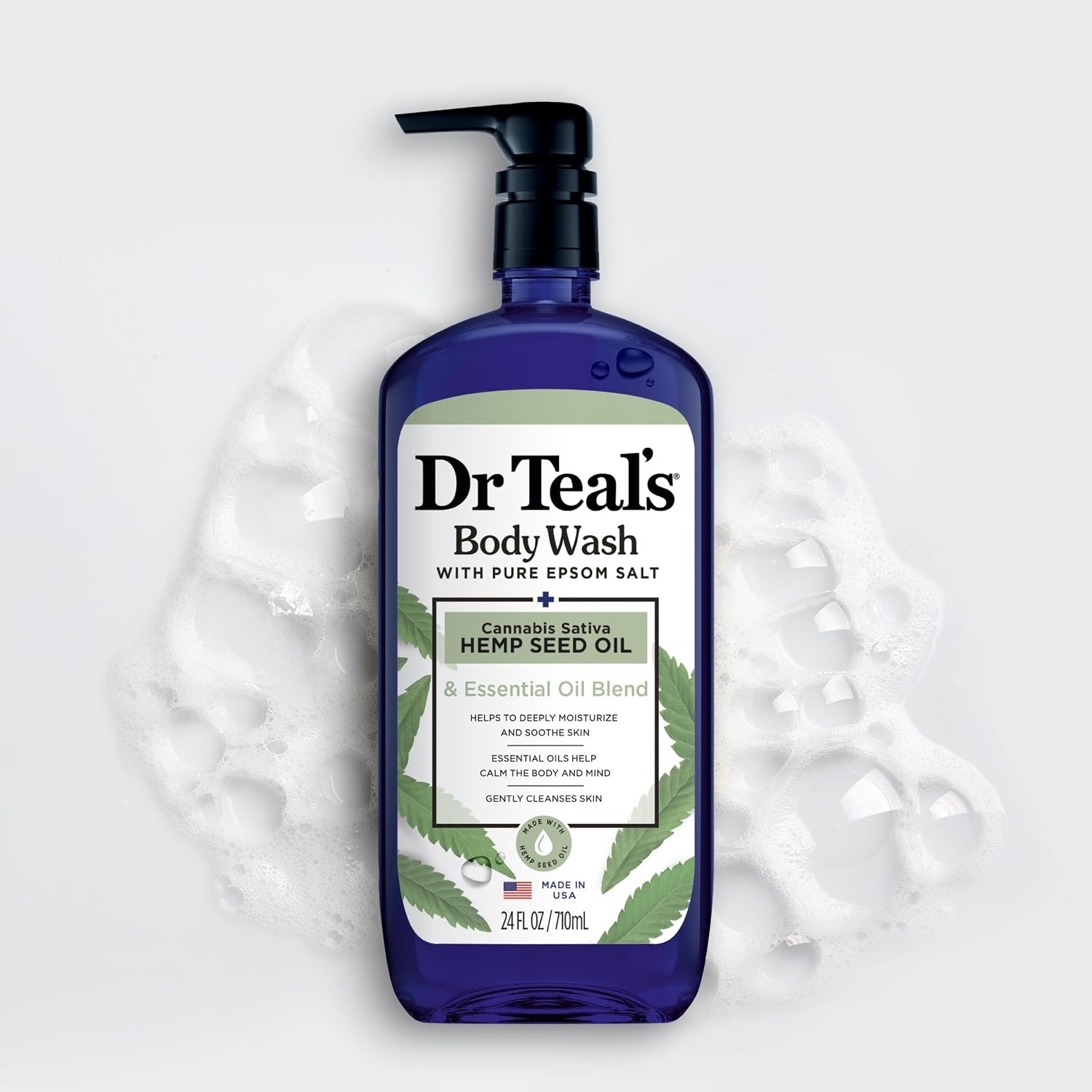 image:imageDr Teals Body Wash with Pure Epsom Salt DaytimeNighttime with Vitamin C amp Sleep Blend 24 fl oz Pack of 248 Fl Oz Pack of 1