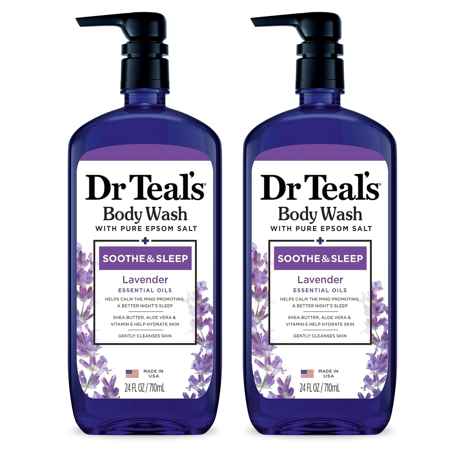 image:imageDr Teals Body Wash with Pure Epsom Salt DaytimeNighttime with Vitamin C amp Sleep Blend 24 fl oz Pack of 248 Fl Oz Pack of 1