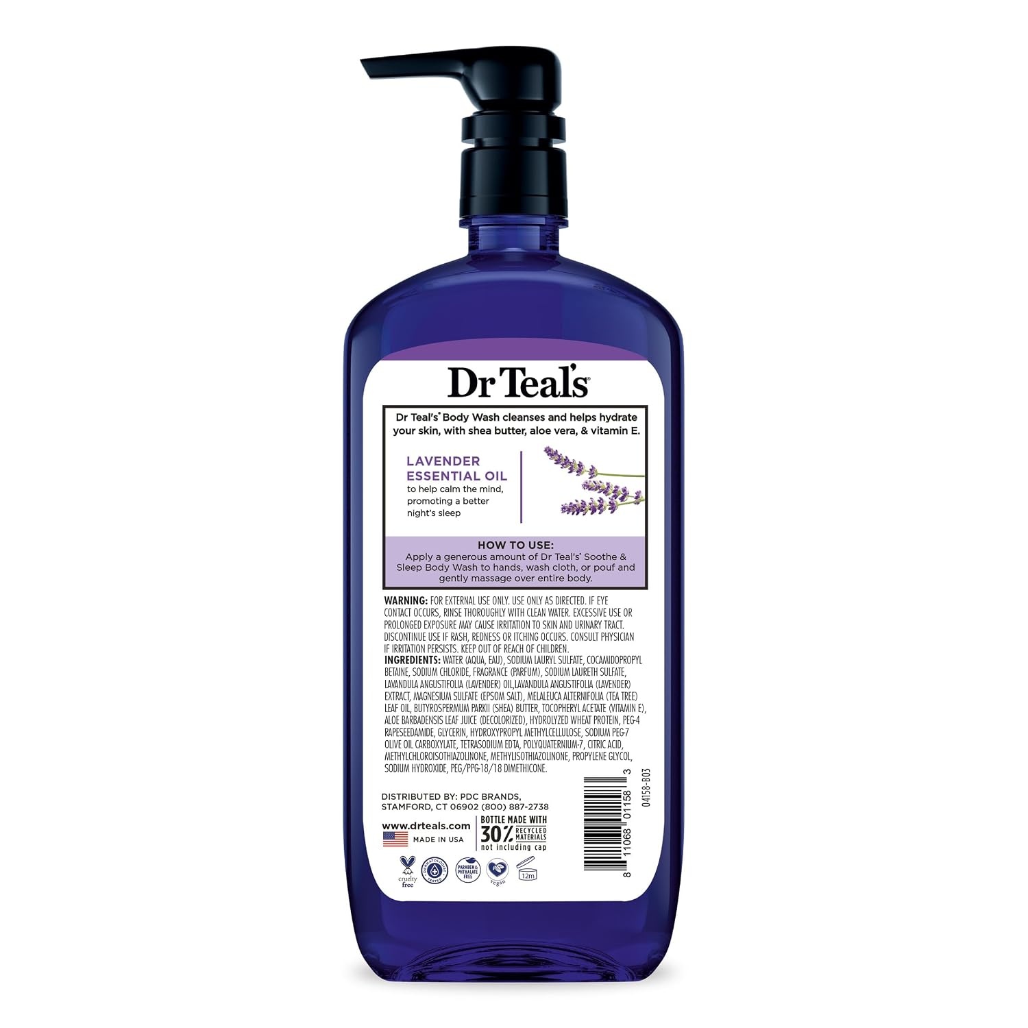 image:imageDr Teals Body Wash with Pure Epsom Salt DaytimeNighttime with Vitamin C amp Sleep Blend 24 fl oz Pack of 248 Fl Oz Pack of 1