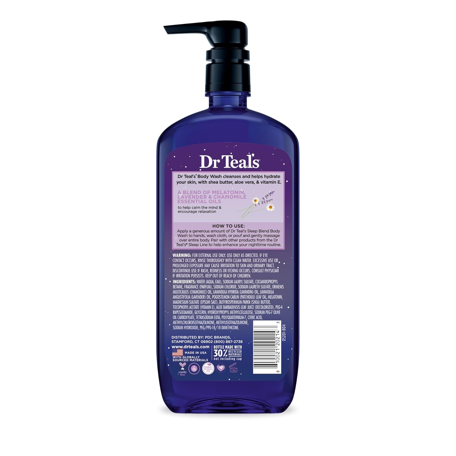 image:imageDr Teals Body Wash with Pure Epsom Salt DaytimeNighttime with Vitamin C amp Sleep Blend 24 fl oz Pack of 248 Fl Oz Pack of 1
