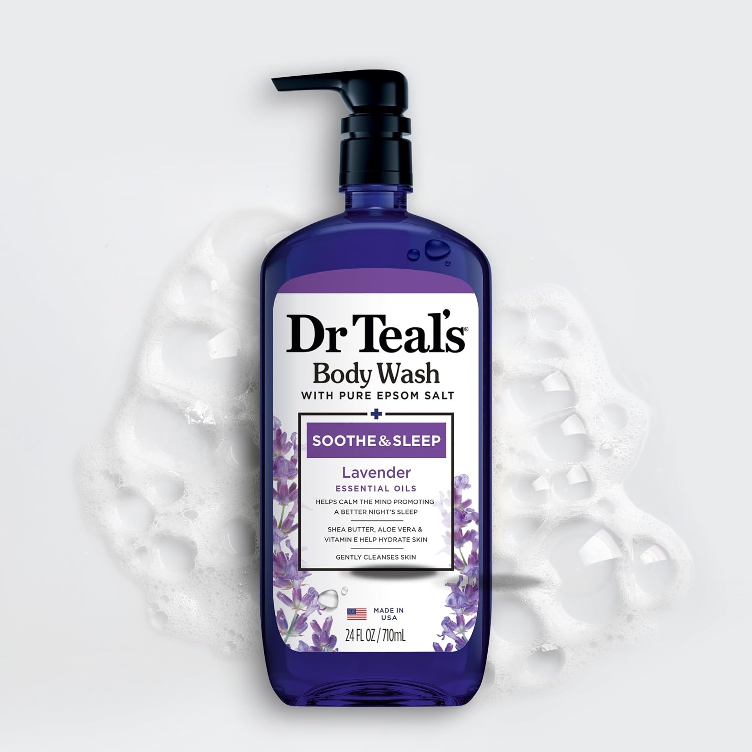 image:imageDr Teals Body Wash with Pure Epsom Salt DaytimeNighttime with Vitamin C amp Sleep Blend 24 fl oz Pack of 248 Fl Oz Pack of 1