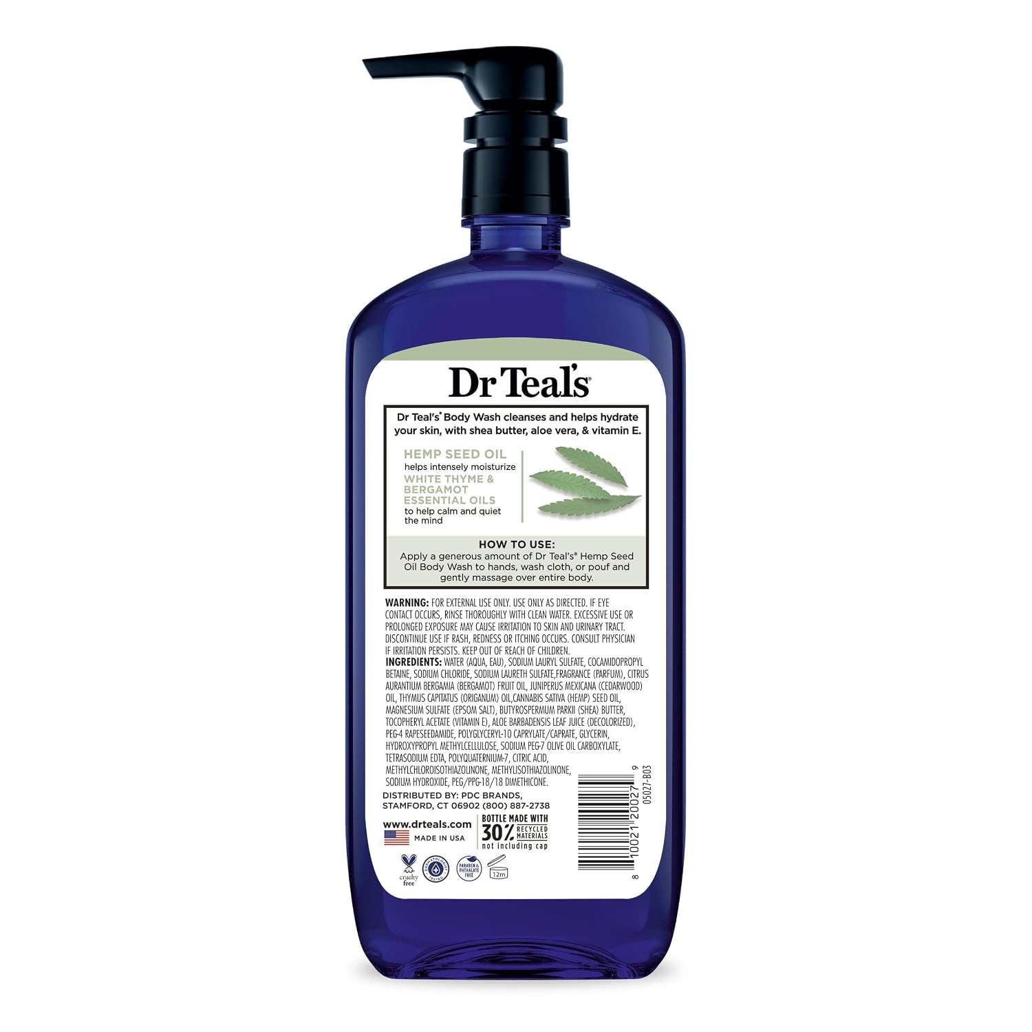 image:imageDr Teals Body Wash with Pure Epsom Salt DaytimeNighttime with Vitamin C amp Sleep Blend 24 fl oz Pack of 248 Fl Oz Pack of 1