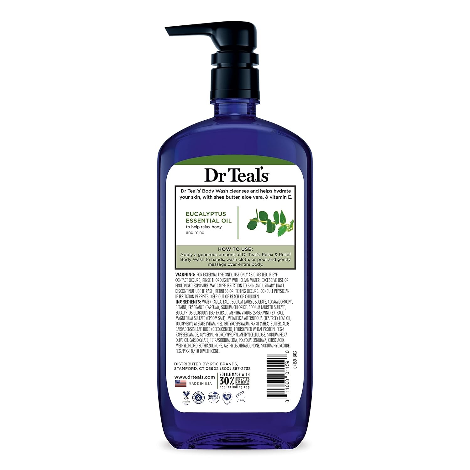 image:imageDr Teals Body Wash with Pure Epsom Salt Relax amp Relief with Eucalyptus amp Spearmint 24 fl oz Pack of 4Eucalyptus Spearmint
