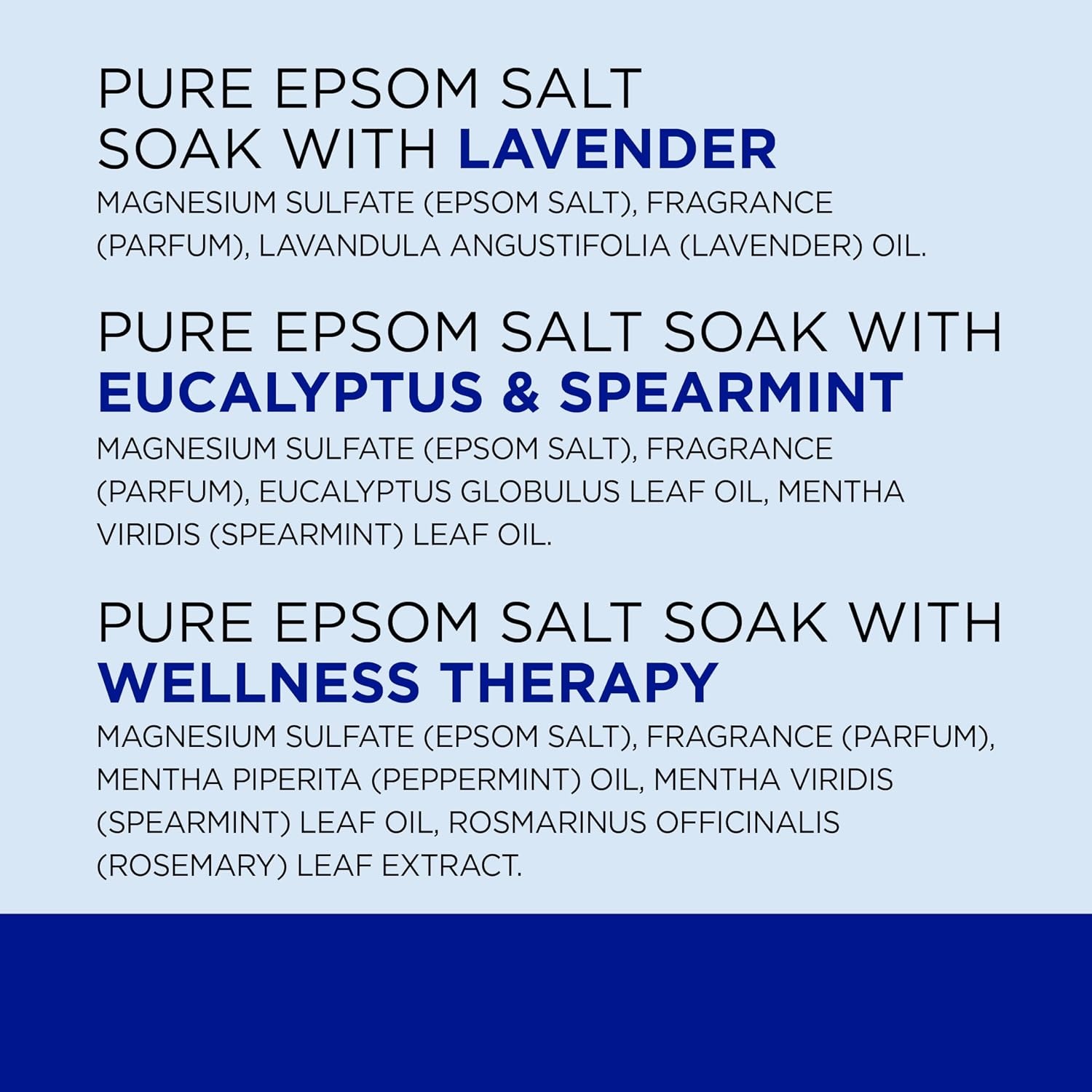 image:imageDr Teals Epsom Salt Magnesium Soak Lavender Eucalyptus amp Wellness Trio 3 lbs Pack of 3Lavender Eucalyptus and Rosemary