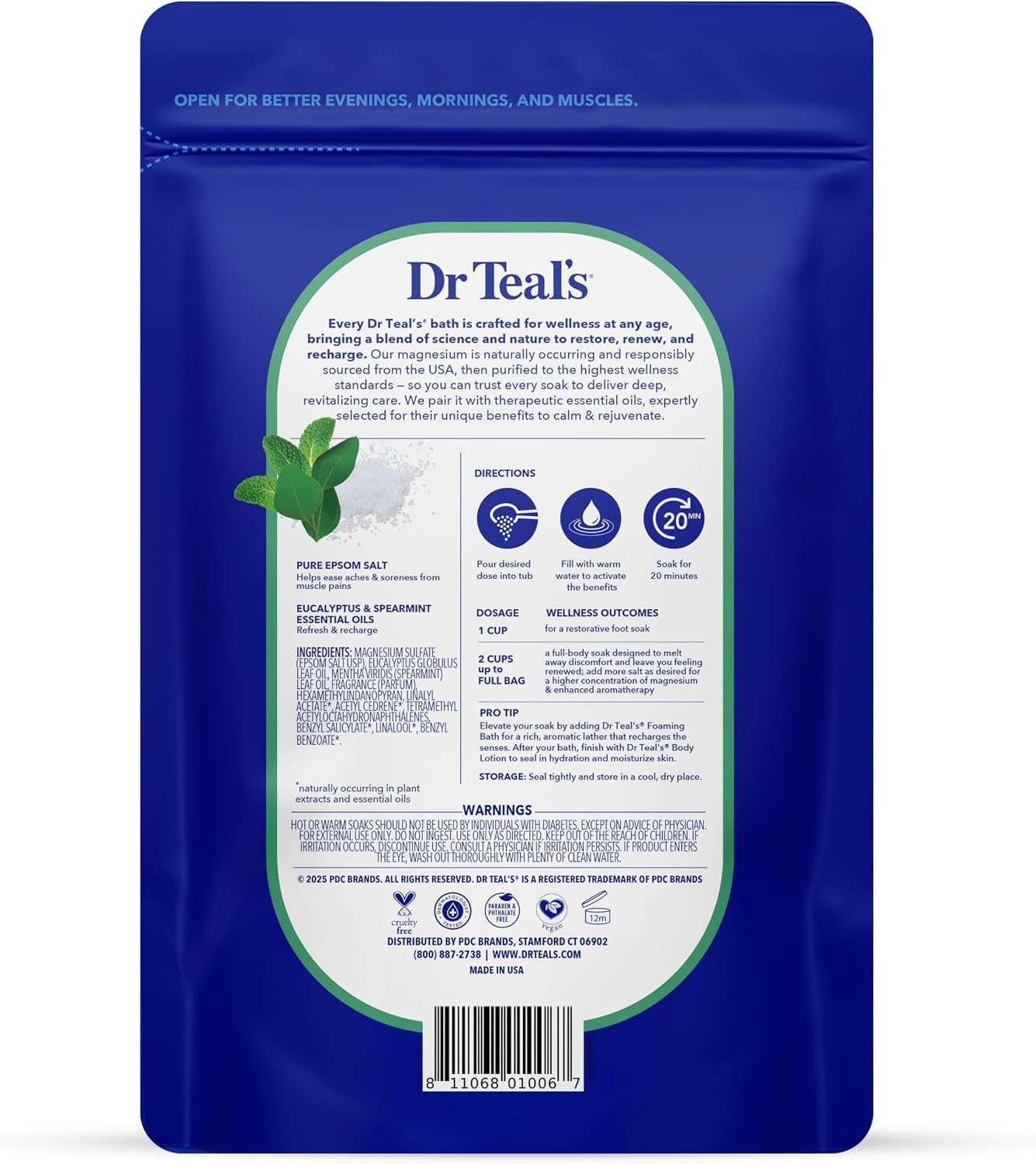 image:imageDr Teals Epsom Salt Magnesium Soak Lavender Eucalyptus amp Wellness Trio 3 lbs Pack of 3Lavender Eucalyptus