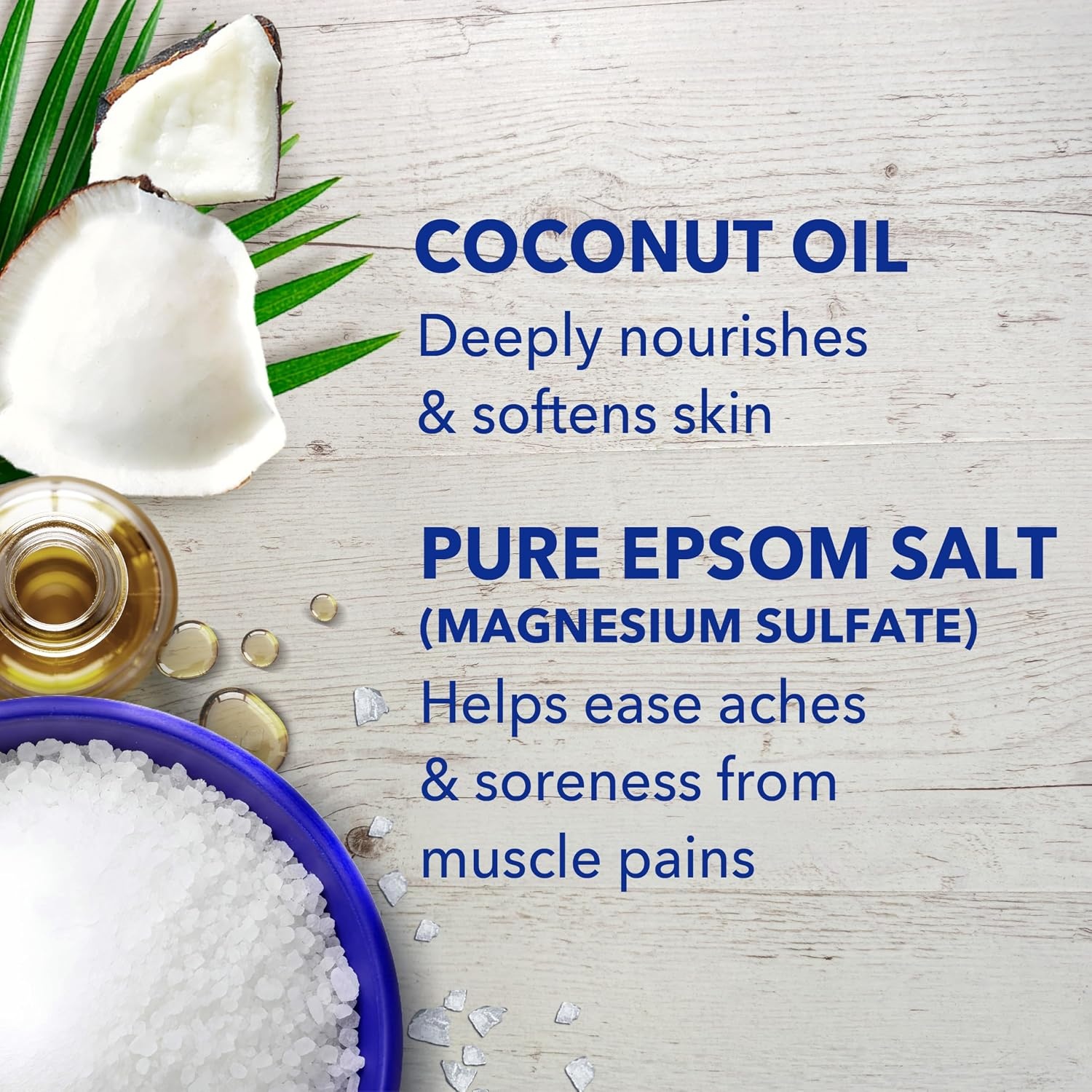 image:imageDr Teals Epsom Salt Magnesium Soak Nourish amp Protect with Coconut Oil 3 lbs Pack of 4