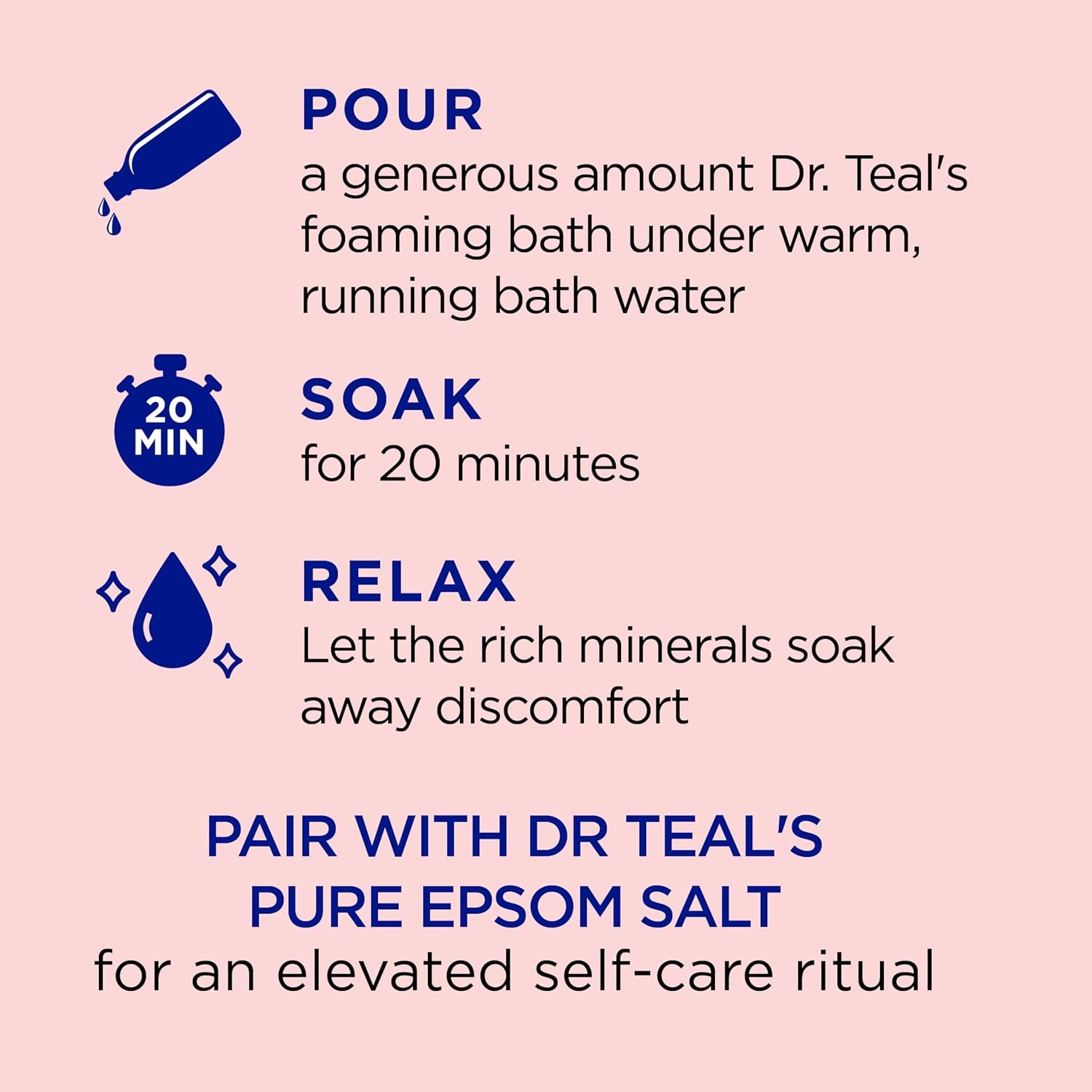 image:imageDr Teals Epsom Salt Magnesium Soak Vanilla Comfort 3 lbsHawaiian Bliss