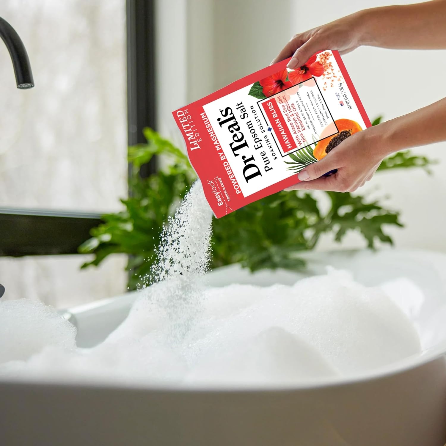 image:imageDr Teals Epsom Salt Magnesium Soak Vanilla Comfort 3 lbsHawaiian Bliss
