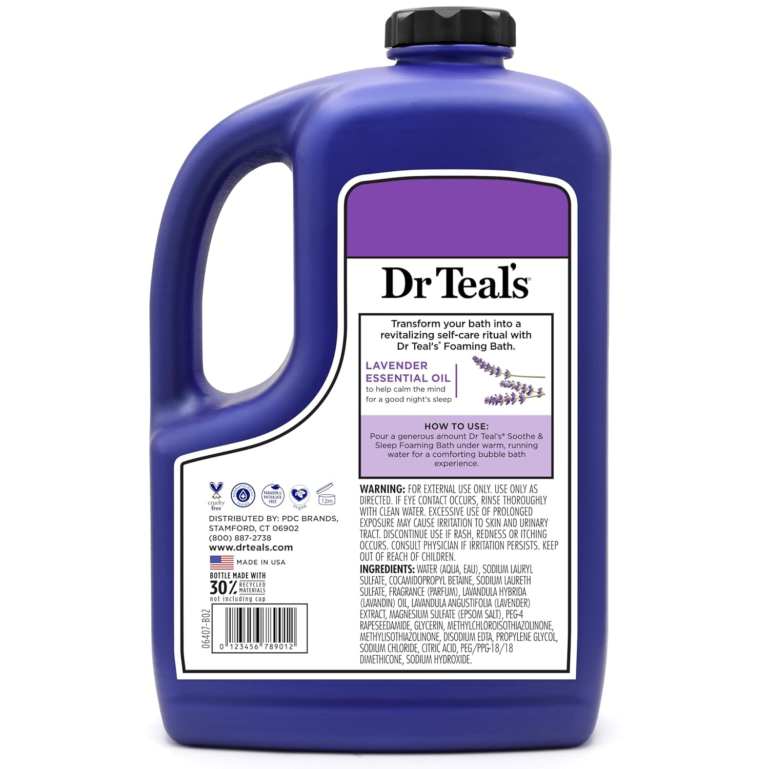 image:imageDr Teals Foaming Bath with Pure Epsom Salt Soothe amp Sleep with Lavender 625 fl oz