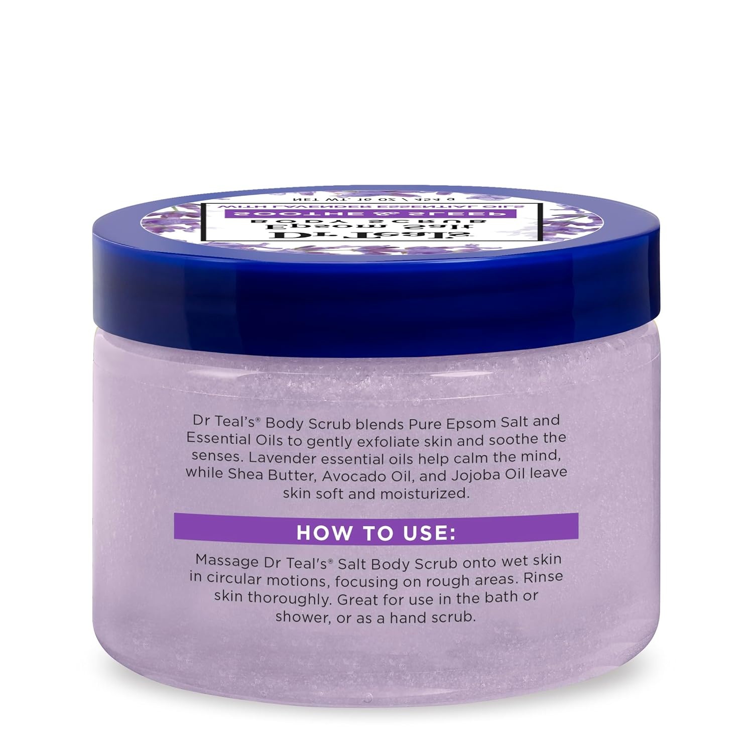 image:imageDr Teals Pink Himalayan Salt Body Scrub Restore amp Replenish with Pure Epsom Salt amp Essential Oils 16 oz Pack of 3Lavender