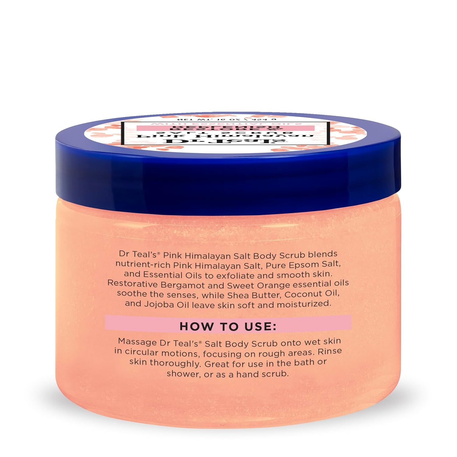 image:imageDr Teals Pink Himalayan Salt Body Scrub Restore amp Replenish with Pure Epsom Salt amp Essential Oils 16 oz Pack of 3Pink Himalayan Salt