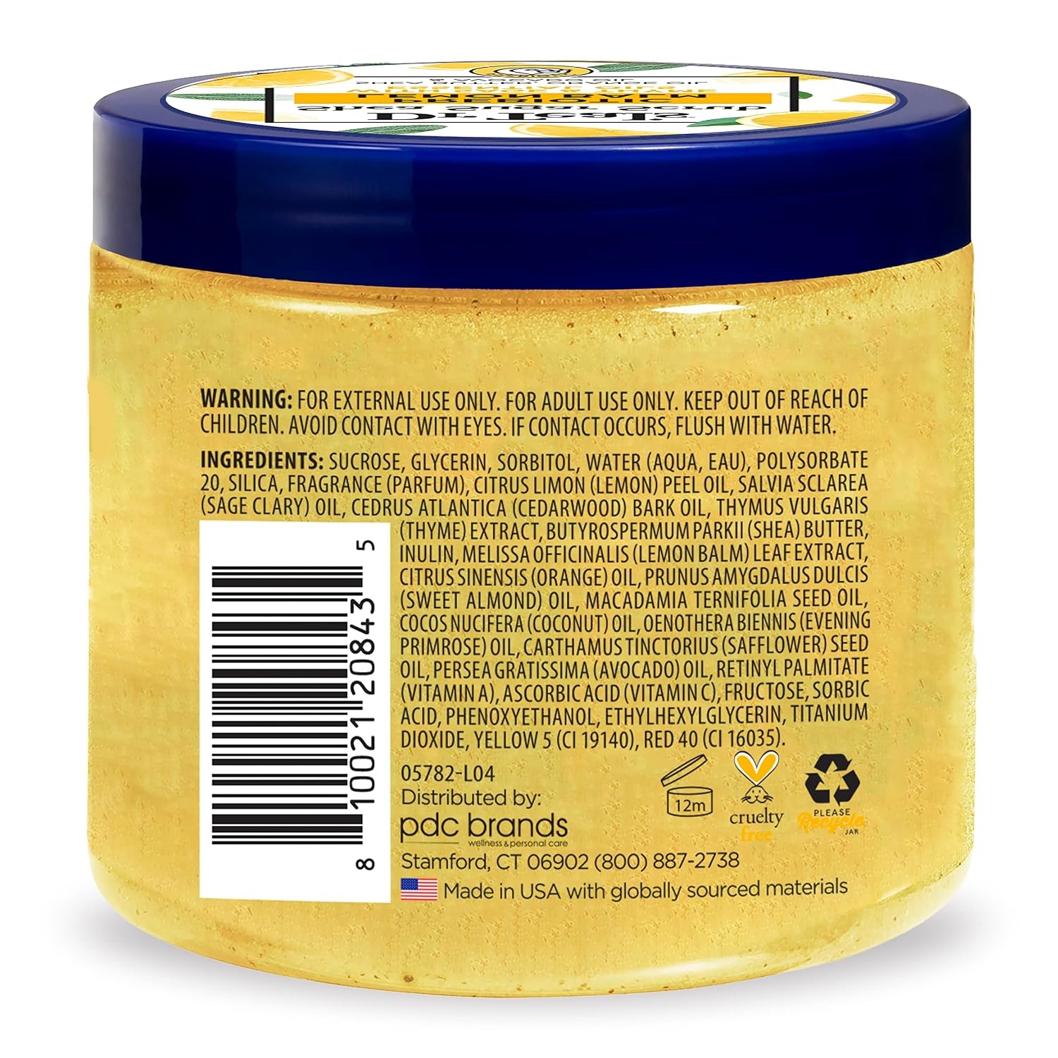 image:imageDr Teals Shea Sugar Scrub Lavender Essential Oils 19 oz Pack of 3Lemon Balm with Prebiotics