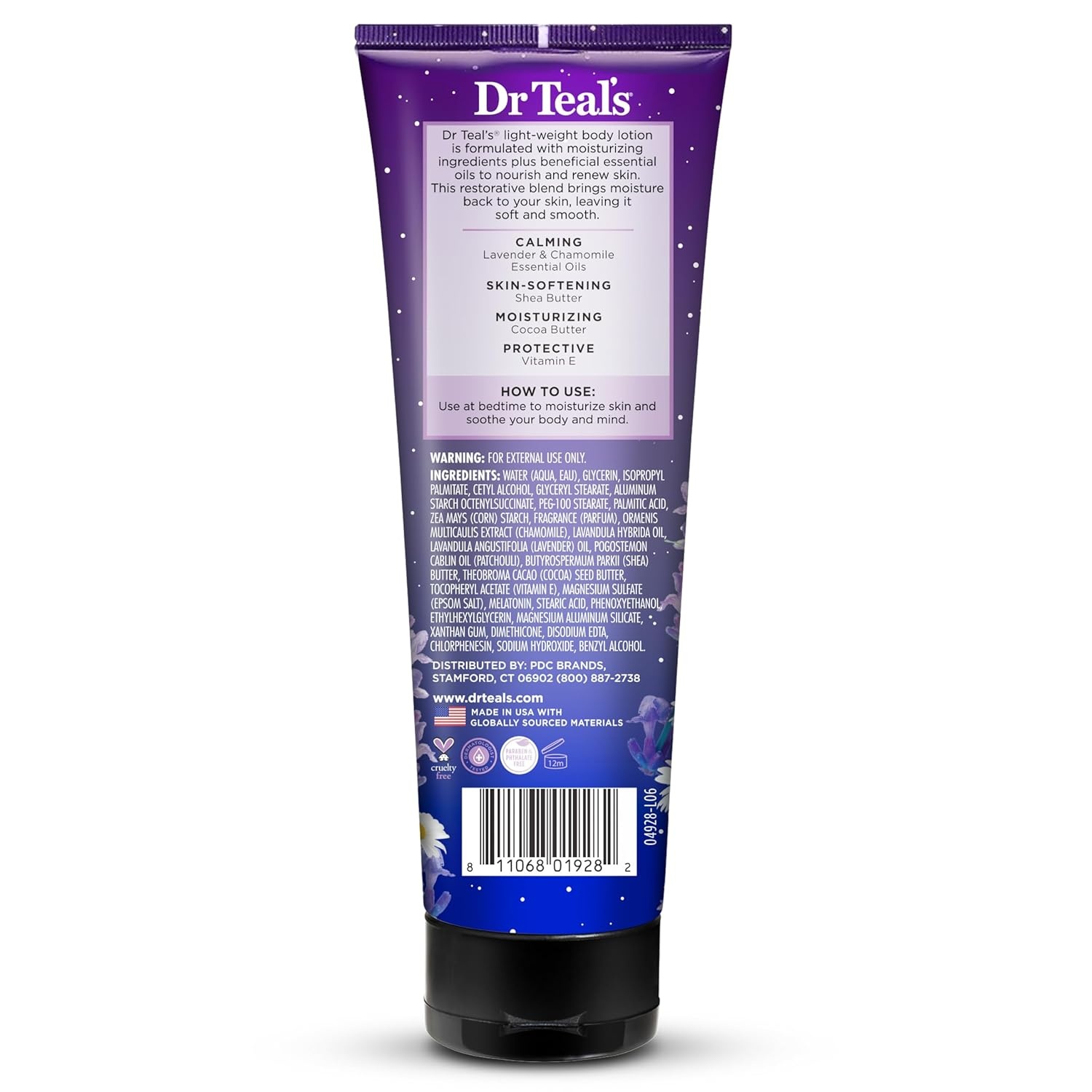 image:imageDr Teals Sleep Body Lotion 24Hour Moisture with Melatonin Lavender amp Chamomile Essential Oils 8 fl oz Pack of 38 Ounce Pack of 3