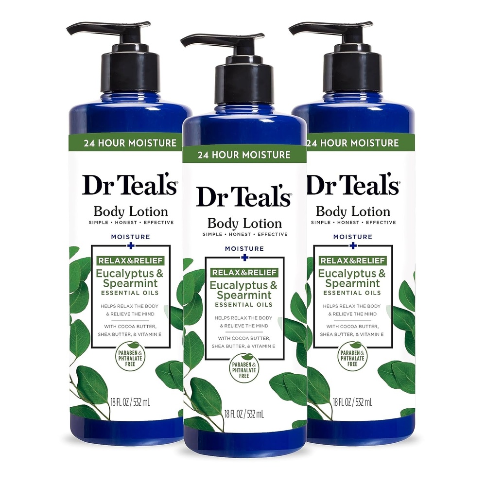 image:imageDr Teals Body Lotion Cannabis Sativa Hemp Seed Oil amp Essential Oils 18 fl oz Pack of 3Eucalyptus Spearmint