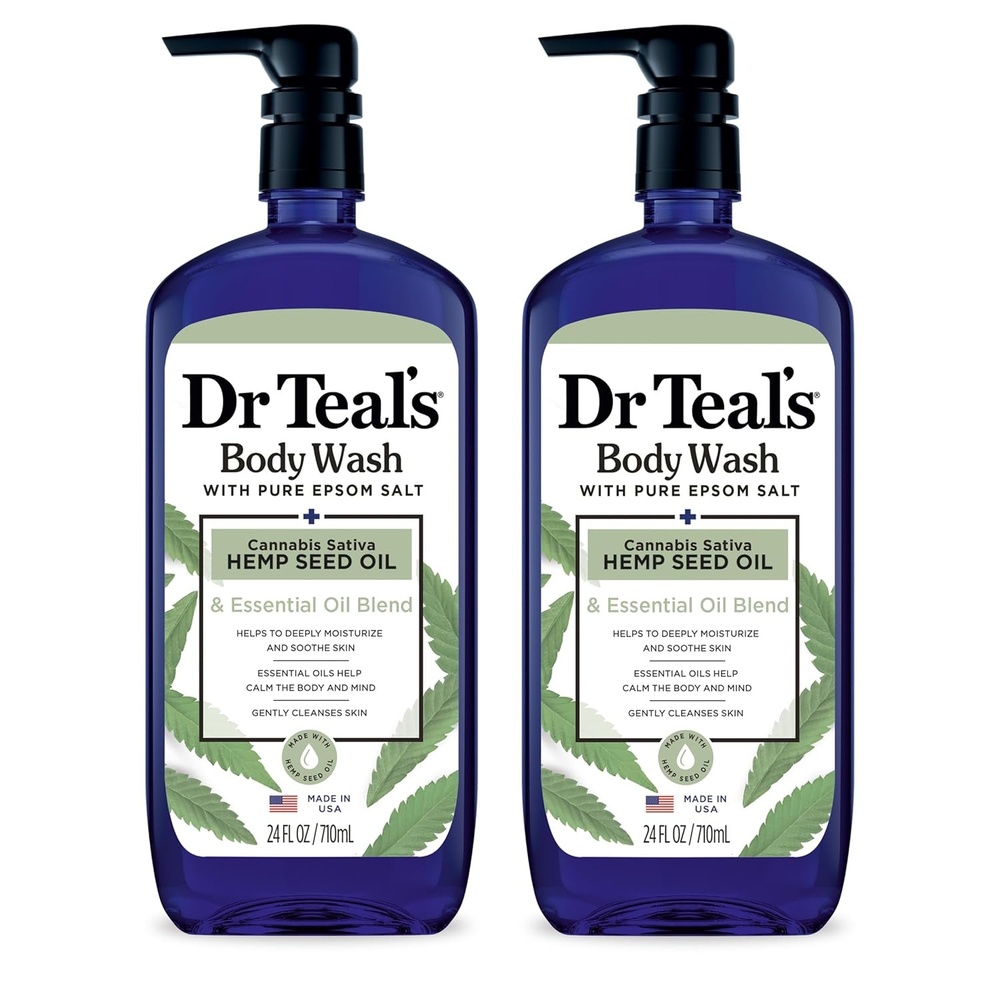 image:imageDr Teals Body Wash with Pure Epsom Salt DaytimeNighttime with Vitamin C amp Sleep Blend 24 fl oz Pack of 248 Fl Oz Pack of 1