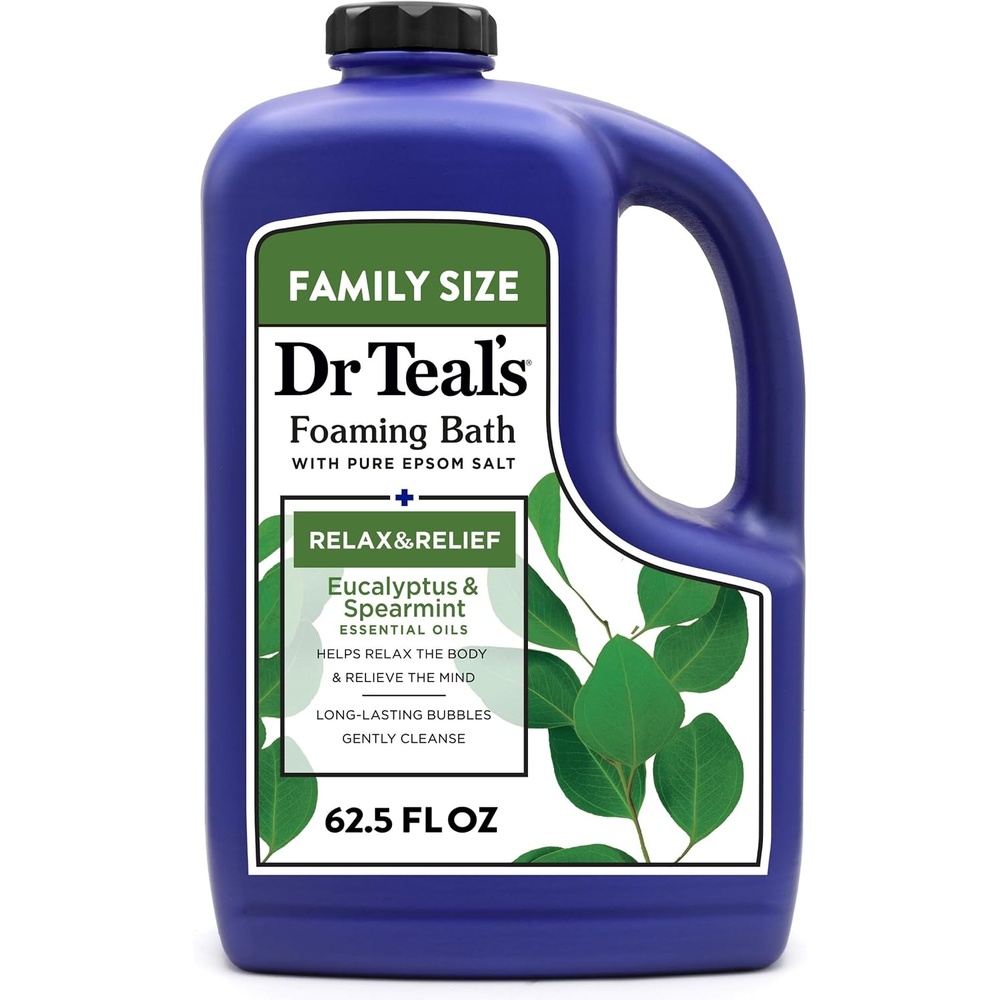 image:imageDr Teals Foaming Bath with Pure Epsom Salt Relax amp Relief with Eucalyptus amp Spearmint 625 fl ozEucalyptus Spearmint