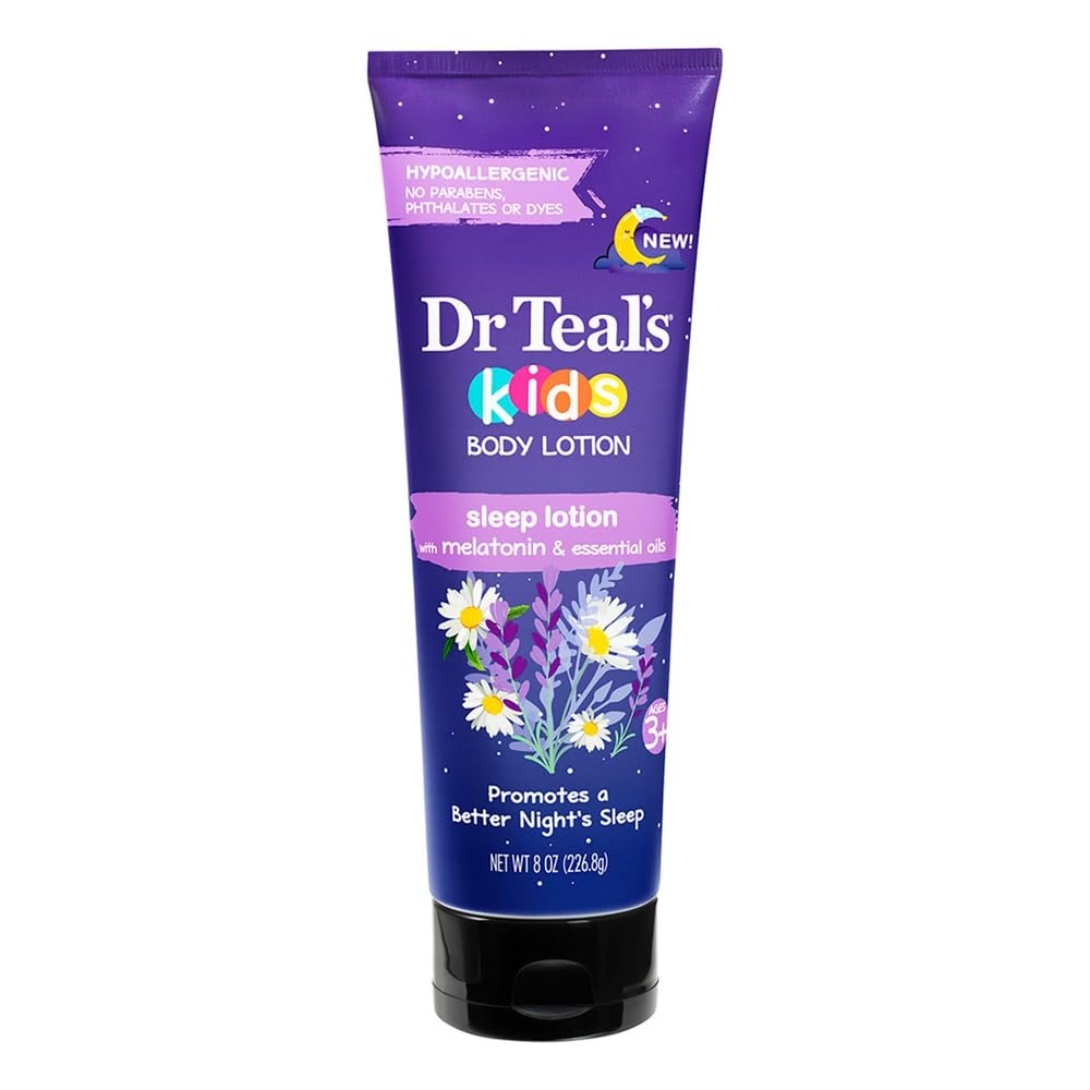 image:imageDr Teals Kids Sleep Body Lotion with Melatonin amp Essential Oil Blend 8 fl oz Pack of 2See Label