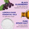 Dr Teal’s Foaming Bath with Pure Epsom Salt, Black Elderberry with Vitamin D, 34 fl oz (Pack of 4)(34 Fl Oz (Pack of 4))