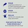 Dr Teal’s Foaming Bath with Pure Epsom Salt, Cannabis Sativa Hemp Seed Oil, 34 fl oz (Pack of 4)(Hemp)