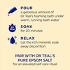 Dr Teal’s Foaming Bath with Pure Epsom Salt, Prebiotic Lemon Balm & Essential Oils, 34 fl oz (Pack of 4)(Bathwater Additive)