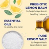 Dr Teal’s Foaming Bath with Pure Epsom Salt, Prebiotic Lemon Balm & Essential Oils, 34 fl oz (Pack of 4)(Bathwater Additive)