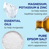 Dr Teal’s Foaming Bath with Pure Epsom Salt, Restorative Minerals with Magnesium, Potassium, Zinc & Essential Oils, 34 fl oz (Pack of 4)