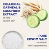 Dr Teal’s Foaming Bath with Pure Epsom Salt, Sensitive Skin with Colloidal Oatmeal & Cucumber, 34 fl oz (Pack of 4)