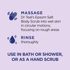 Dr Teal’s Pink Himalayan Salt Body Scrub, Restore & Replenish with Pure Epsom Salt & Essential Oils, 16 oz (Pack of 3)(Lavender)