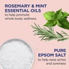 Dr Teal’s Pure Epsom Salt Soak, Wellness Therapy with Rosemary & Mint, 3 lbs (Pack of 4)(Soak)