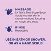 Dr Teal’s Shea Sugar Scrub, Lavender Essential Oils, 19 oz (Pack of 3)(Black Elderberry with Essential Oils)