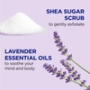 Dr Teal’s Shea Sugar Scrub, Lavender Essential Oils, 19 oz (Pack of 3)(Lavender with Essential Oils)