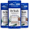 Dr Teal’s Aluminum Free Deodorant, Lavender Vanilla with Essential Oils, 2.65 oz (Pack of 3)(Coconut Oil)