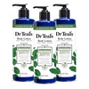 Dr Teal’s Body Lotion, Cannabis Sativa Hemp Seed Oil & Essential Oils, 18 fl oz (Pack of 3)(Eucalyptus & Spearmint)