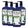 Dr Teal’s Body Wash with Pure Epsom Salt, Relax & Relief with Eucalyptus & Spearmint, 24 fl oz (Pack of 4)(Eucalyptus & Spearmint)