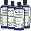Dr Teal’s Foaming Bath with Pure Epsom Salt, Cannabis Sativa Hemp Seed Oil, 34 fl oz (Pack of 4)(Hemp)