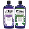 Dr Teal’s Foaming Bath with Pure Epsom Salt, Lavender & Eucalyptus, 34 fl oz (Pack of 2)(34 Fl Oz (Pack of 2))