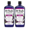 Dr Teal’s Foaming Bath with Pure Epsom Salt, Lavender & Eucalyptus, 34 fl oz (Pack of 2)(68 Fl Oz (Pack of 1))
