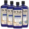 Dr Teal’s Foaming Bath with Pure Epsom Salt, Sensitive Skin with Colloidal Oatmeal & Cucumber, 34 fl oz (Pack of 4)