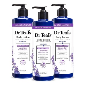 Dr Teal’s Body Lotion, Cannabis Sativa Hemp Seed Oil & Essential Oils, 18 fl oz (Pack of 3)(Lavender)