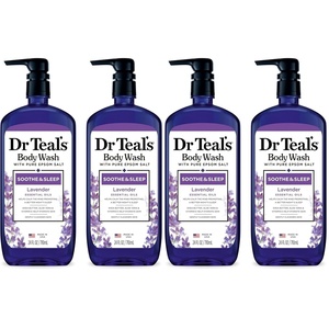Dr Teal’s Body Wash with Pure Epsom Salt, Daytime/Nighttime with Vitamin C & Sleep Blend, 24 fl oz (Pack of 2)(48 Fl Oz (Pack of 2))