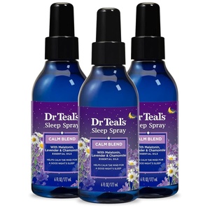 Dr Teal’s Calm Blend Spray with Melatonin, Lavender & Chamomile Essential Oils, 6 fl oz (Pack of 3)(Spray)