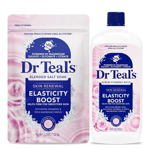Dr Teal’s Skin Renewal Elasticity Boost Salt & Foaming Bath Combo Pack