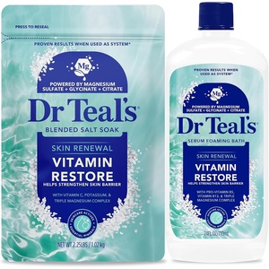 Dr Teal’s Skin Renewal Vitamin Restore Salt & Foaming Bath Combo Pack(60 Ounce (Pack of 1))