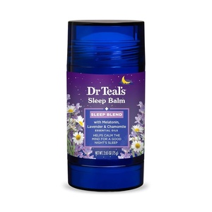 Dr Teal’s Sleep Body Balm with Melatonin, Lavender & Chamomile Essential Oils, 2.5oz